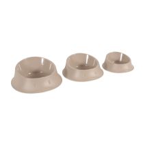 Ecuelle plastique antidérapante 350 ml Taupe